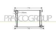 MN308R003 Chladič, chlazení motoru PrascoSelection PRASCO