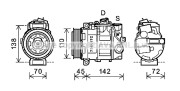 MSK615 Kompresor, klimatizace PRASCO