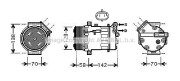 OLK448 PRASCO kompresor klimatizácie OLK448 PRASCO