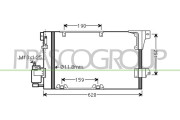 OP017C002 PRASCO kondenzátor klimatizácie OP017C002 PRASCO