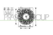 OP017F001 PRASCO ventilátor chladenia motora OP017F001 PRASCO