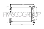OP035R005 Chladič, chlazení motoru PrascoSelection PRASCO