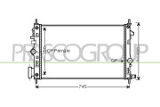 OP060R006 Chladič, chlazení motoru PrascoSelection PRASCO