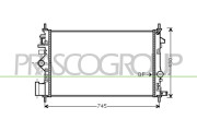 OP060R007 Chladič, chlazení motoru PrascoSelection PRASCO