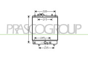 OP304R004 Chladič, chlazení motoru PrascoSelection PRASCO