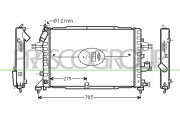 OP410R006 Chladič, chlazení motoru PrascoSelection PRASCO