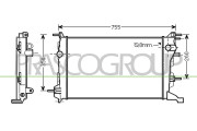 RN036R003 Chladič, chlazení motoru PrascoSelection PRASCO
