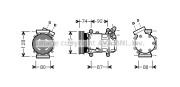 RTK452 Kompresor, klimatizace PRASCO