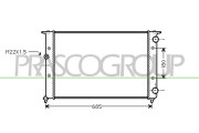 ST027R011 Chladič, chlazení motoru PrascoSelection PRASCO