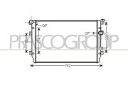 ST056R002 Chladič, chlazení motoru PrascoSelection PRASCO