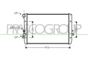 ST420R006 Chladič, chlazení motoru PrascoSelection PRASCO