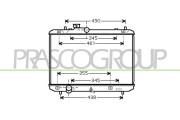 SZ034R003 Chladič, chlazení motoru PrascoSelection PRASCO