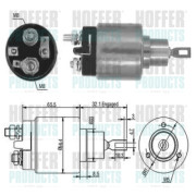 46002 Elektromagnetický spínač, startér HOFFER