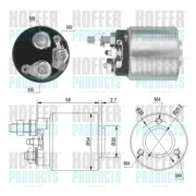 46008 Elektromagnetický spínač, startér HOFFER