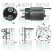 46012 Elektromagnetický spínač, startér HOFFER