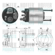 46016 Elektromagnetický spínač, startér HOFFER