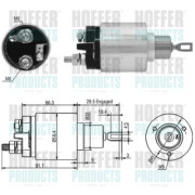 46033 HOFFER elektromagnetický spínač pre żtartér 46033 HOFFER