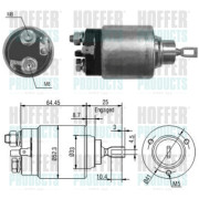 46041 Elektromagnetický spínač, startér HOFFER