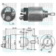 46071 Elektromagnetický spínač, startér HOFFER