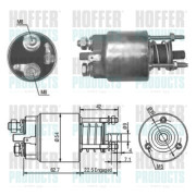 46081 Elektromagnetický spínač, startér HOFFER