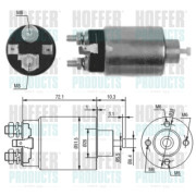 46095 Elektromagnetický spínač, startér HOFFER