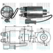 46096 HOFFER elektromagnetický spínač pre żtartér 46096 HOFFER