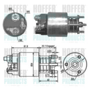 46110 Elektromagnetický spínač, startér HOFFER