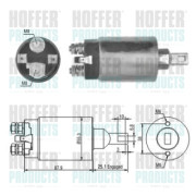 46143 Elektromagnetický spínač, startér HOFFER