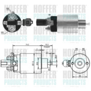 46161 Elektromagnetický spínač, startér HOFFER