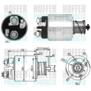 46168 Elektromagnetický spínač, startér HOFFER