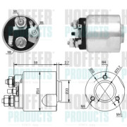 46170 Elektromagnetický spínač, startér HOFFER