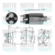 46282 Elektromagnetický spínač, startér HOFFER