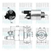 46298 Elektromagnetický spínač, startér HOFFER