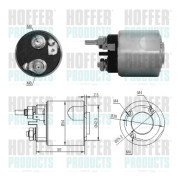 46310 Elektromagnetický spínač, startér HOFFER