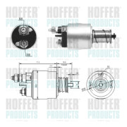 46311 HOFFER elektromagnetický spínač pre żtartér 46311 HOFFER