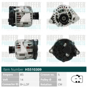 H5510309 HOFFER alternátor H5510309 HOFFER