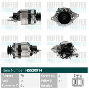 H5520914 HOFFER alternátor H5520914 HOFFER