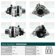 H5532244 generátor HOFFER