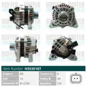 H5535187 HOFFER alternátor H5535187 HOFFER