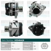 H5540428 HOFFER alternátor H5540428 HOFFER