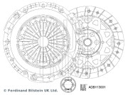 ADB113001 BLUE PRINT spojková sada ADB113001 BLUE PRINT