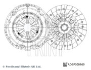 ADBP300169 Sada spojky BLUE PRINT