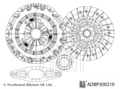 ADBP300210 Sada spojky BLUE PRINT