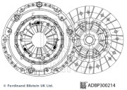 ADBP300214 Sada spojky BLUE PRINT