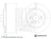 ADBP430105 BLUE PRINT brzdový kotúč ADBP430105 BLUE PRINT