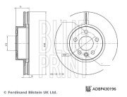 ADBP430196 BLUE PRINT brzdový kotúč ADBP430196 BLUE PRINT