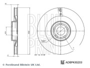 ADBP430203 Brzdový kotouč BLUE PRINT