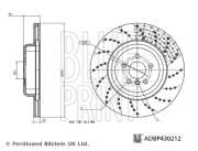 ADBP430212 Brzdový kotouč BLUE PRINT