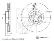 ADBP430213 Brzdový kotouč BLUE PRINT