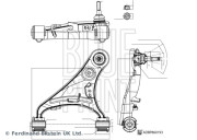 ADBP860193 Řídicí páka, zavěšení kol BLUE PRINT